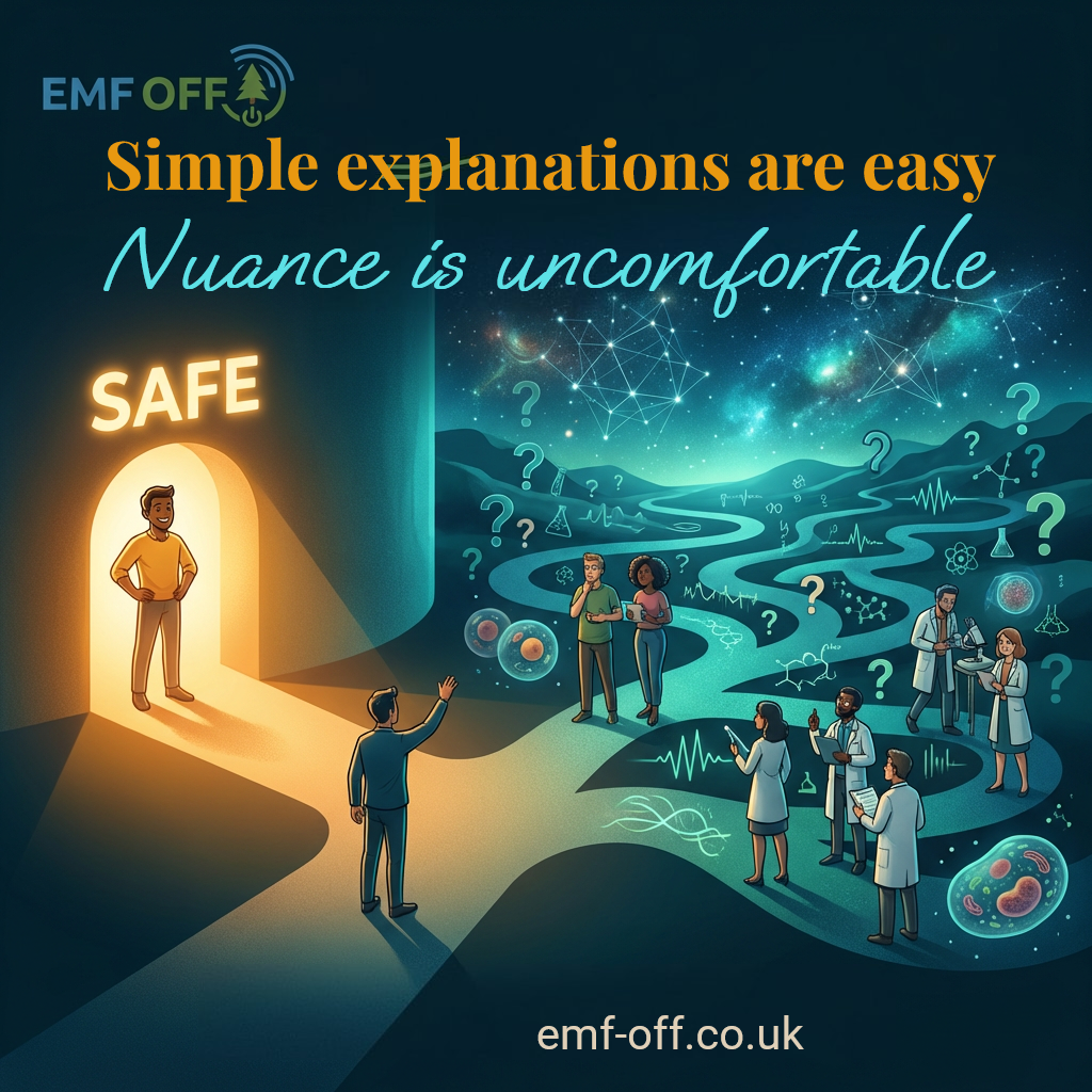 Some people get sick in modern wireless environments. And no one knows how to talk about it properly.